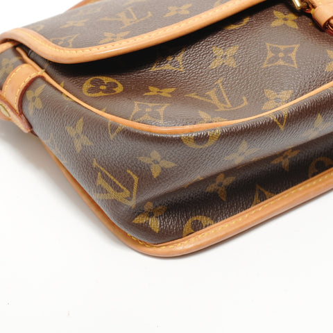 LOUIS VUITTON Monogram Sologne Shoulder Bag Brown WS28325