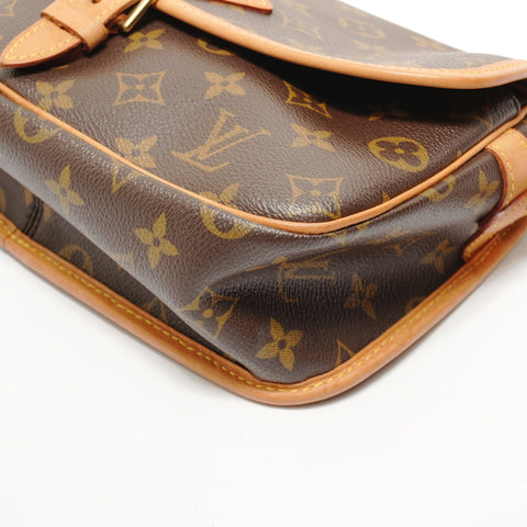 LOUIS VUITTON Monogram Sologne Shoulder Bag Brown WS28325