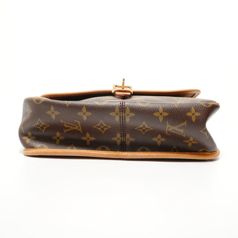 LOUIS VUITTON Monogram Sologne Shoulder Bag Brown WS28325