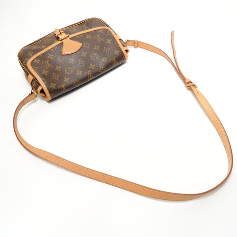 LOUIS VUITTON Monogram Sologne Shoulder Bag Brown WS28325