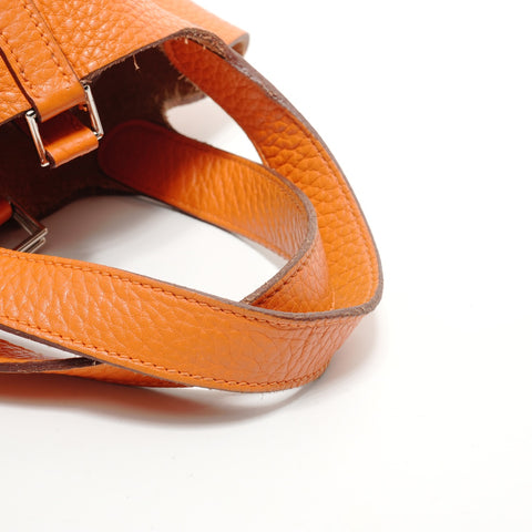 HERMES 2011 Picotin Lock PM � O Handbag Orange WS28326