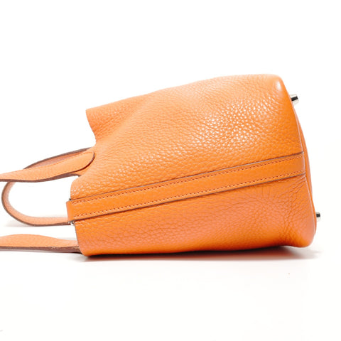 HERMES 2011 Picotin Lock PM � O Handbag Orange WS28326