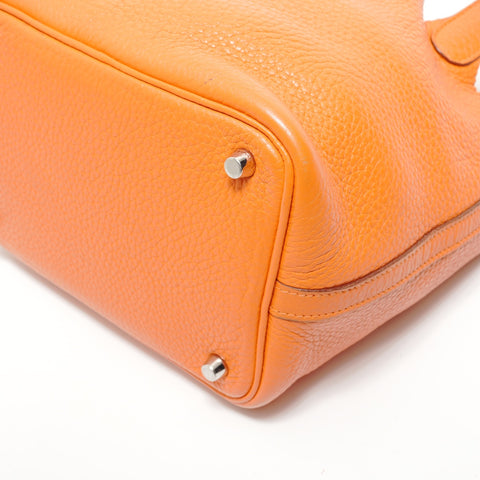 HERMES 2011 Picotin Lock PM � O Handbag Orange WS28326