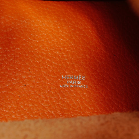 HERMES 2011 Picotin Lock PM � O Handbag Orange WS28326
