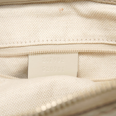 GUCCI GG Canvas Sukey 2way Handbag beige WS28328