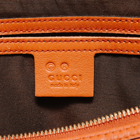 GUCCI Guccissima Joy Boston Bag Handbag Orange WS28330
