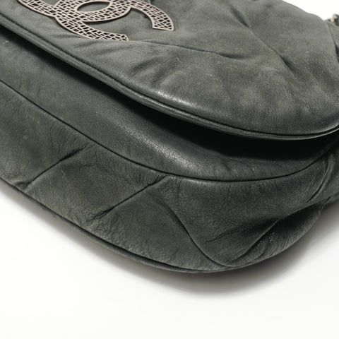 CHANEL Booth #14 COCO Mark Shoulder Bag black WS28331