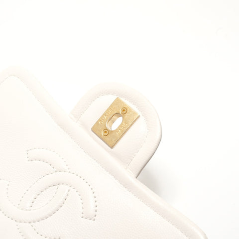 CHANEL Item No. 31 Matelass Caviar Skin Chain Shoulder Bag white WS28333