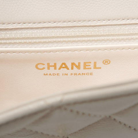 CHANEL Item No. 31 Matelass Caviar Skin Chain Shoulder Bag white WS28333