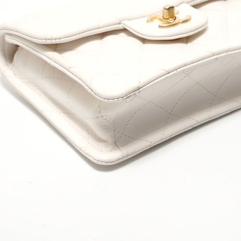 CHANEL Item No. 31 Matelass Caviar Skin Chain Shoulder Bag white WS28333