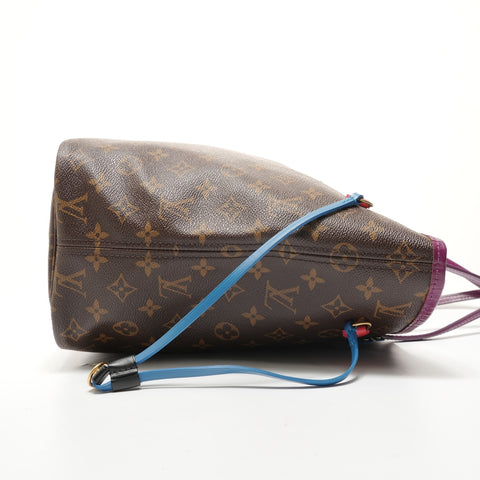 LOUIS VUITTON Monogram Neverfull MM Tote Bag Brown WS28334