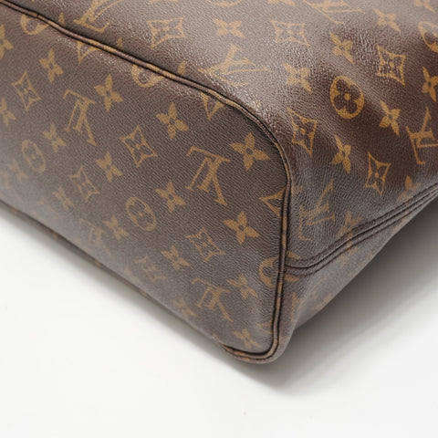 LOUIS VUITTON Monogram Neverfull MM Tote Bag Brown WS28334
