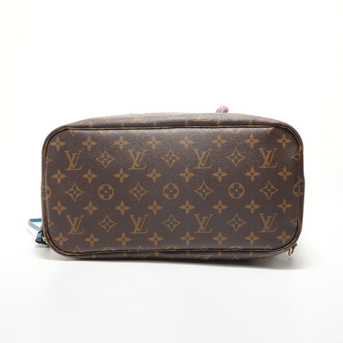 LOUIS VUITTON Monogram Neverfull MM Tote Bag Brown WS28334