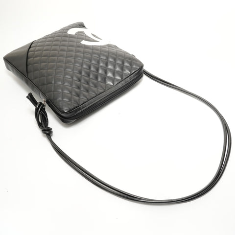 CHANEL Booth #9, Cambon Line, COCO Mark Shoulder Bag black WS28337
