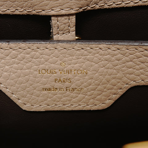 LOUIS VUITTON Capucines MM Python 2-way Handbag beige WS28340
