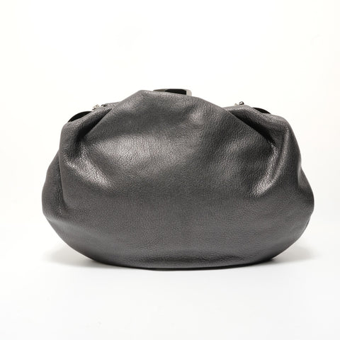 LOEWE leather Shoulder Bag gray WS28344