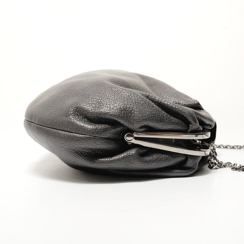 LOEWE leather Shoulder Bag gray WS28344