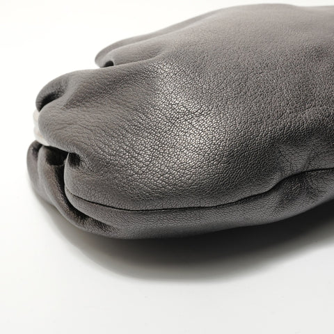 LOEWE leather Shoulder Bag gray WS28344