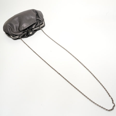 LOEWE leather Shoulder Bag gray WS28344