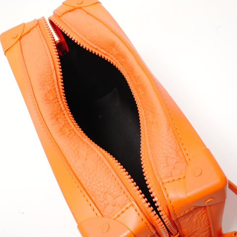 LOUIS VUITTON 2019 model Handle Soft Trunk Monogram Shoulder Bag Orange WS28345