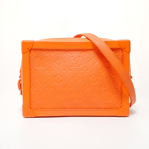 LOUIS VUITTON 2019 model Handle Soft Trunk Monogram Shoulder Bag Orange WS28345