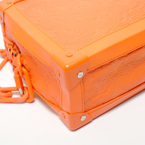 LOUIS VUITTON 2019 model Handle Soft Trunk Monogram Shoulder Bag Orange WS28345