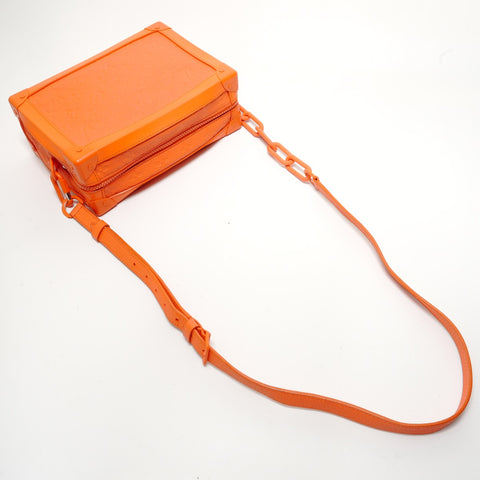 LOUIS VUITTON 2019 model Handle Soft Trunk Monogram Shoulder Bag Orange WS28345