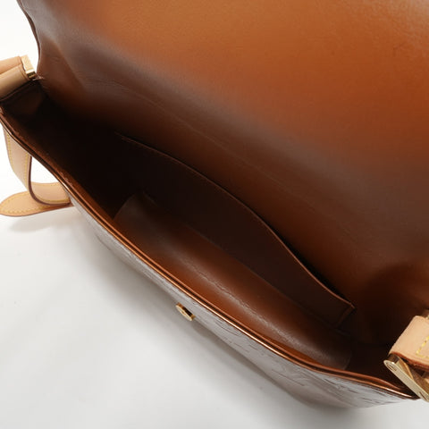 LOUIS VUITTON 2007 Monogram Vernis Thompson Street Shoulder Bag Brown WS28346