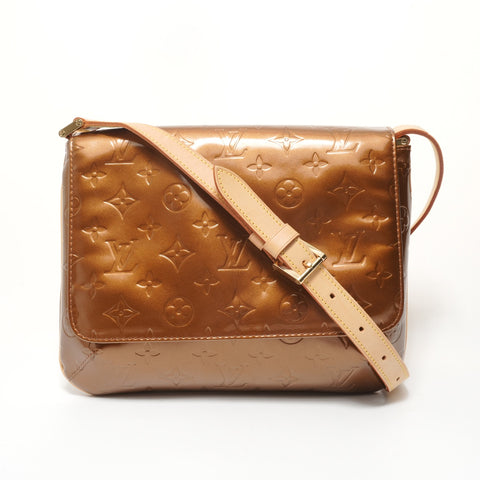 LOUIS VUITTON 2007 Monogram Vernis Thompson Street Shoulder Bag Brown WS28346