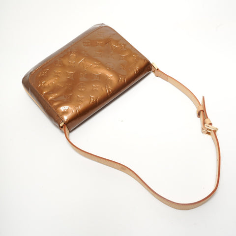 LOUIS VUITTON 2007 Monogram Vernis Thompson Street Shoulder Bag Brown WS28346