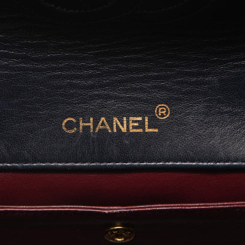 CHANEL Lambskin Matelass bag with pouch Shoulder Bag Navy WS28347