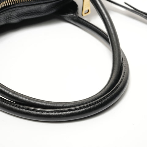 PRADA Vitello Leather Shoulder Bag black WS28348