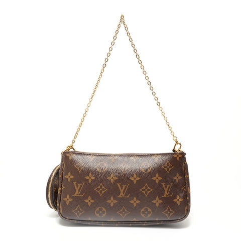 LOUIS VUITTON Multi Pochette Accessories, made in 2020 Shoulder Bag Brown WS28353