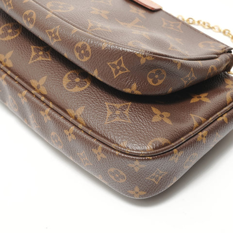 LOUIS VUITTON Multi Pochette Accessories, made in 2020 Shoulder Bag Brown WS28353