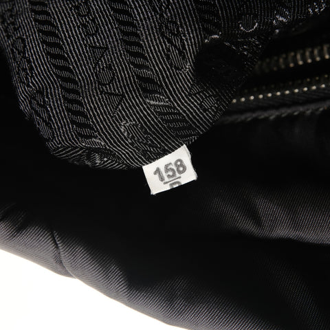 PRADA Triangle Logo New Test Bomber 2WAY Shoulder Bag black WS28354
