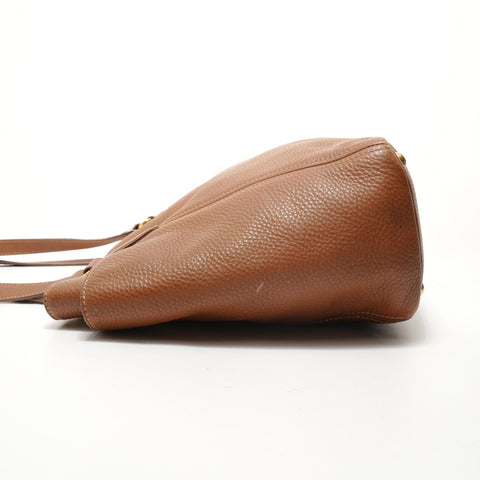 PRADA leather Shoulder Bag Brown WS28355