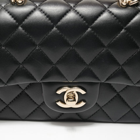 CHANEL Matelass Top Handle Mini Classic 2-way Pink Shoulder Bag black WS28358