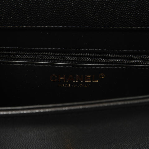CHANEL 2026 Stainless Steel Small Flap Shoulder Bag black WS28359