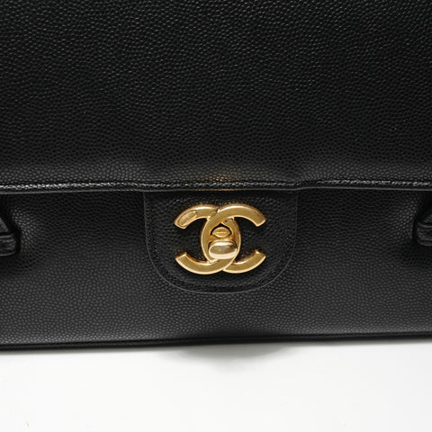 CHANEL 2026 Stainless Steel Small Flap Shoulder Bag black WS28359