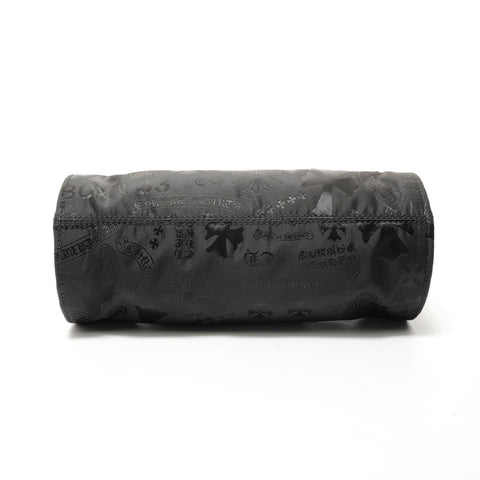 CHROME HEARTS Stencil Pattern Grinds Nylon Shoulder Bag black WS28361