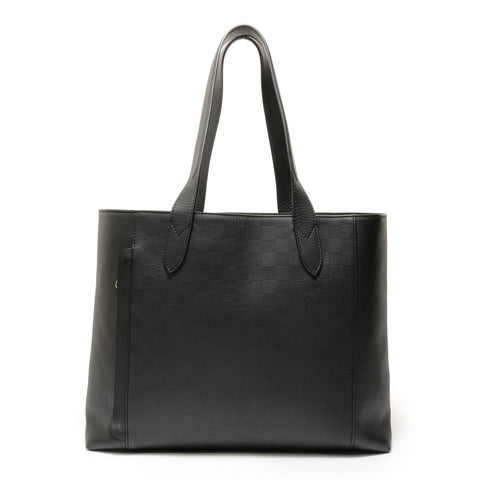 LOUIS VUITTON Damier Infini Cabas Voyage, 2018 model. Tote Bag black WS28362