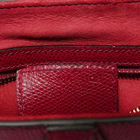 Christian Dior Saddle Leather Shoulder Bag Red WS28365