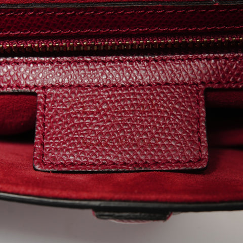 Christian Dior Saddle Leather Shoulder Bag Red WS28365