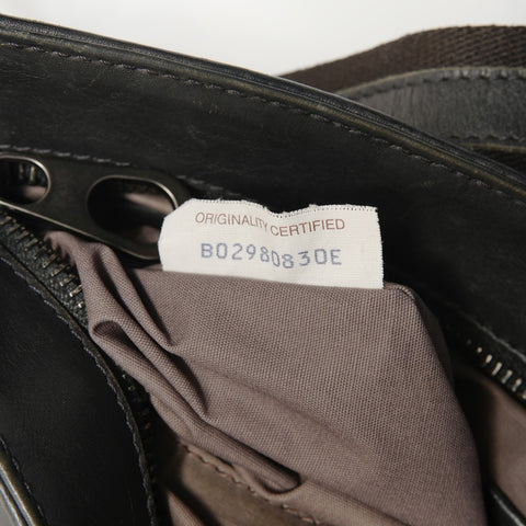 BOTTEGAVENETA INTRECCIATO leather Shoulder Bag gray WS28366
