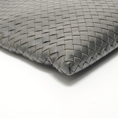 BOTTEGAVENETA INTRECCIATO leather Shoulder Bag gray WS28366