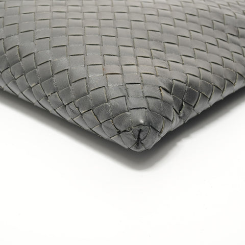 BOTTEGAVENETA INTRECCIATO leather Shoulder Bag gray WS28366