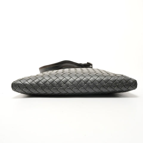 BOTTEGAVENETA INTRECCIATO leather Shoulder Bag gray WS28366