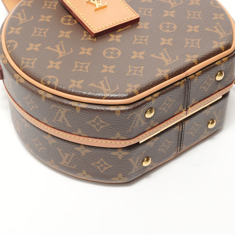 LOUIS VUITTON Monogram Petite Boite Chapeau Shoulder Bag Brown WS28367