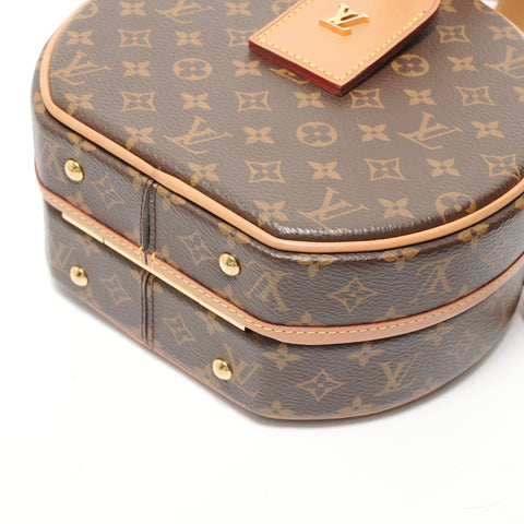 LOUIS VUITTON Monogram Petite Boite Chapeau Shoulder Bag Brown WS28367