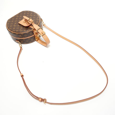 LOUIS VUITTON Monogram Petite Boite Chapeau Shoulder Bag Brown WS28367